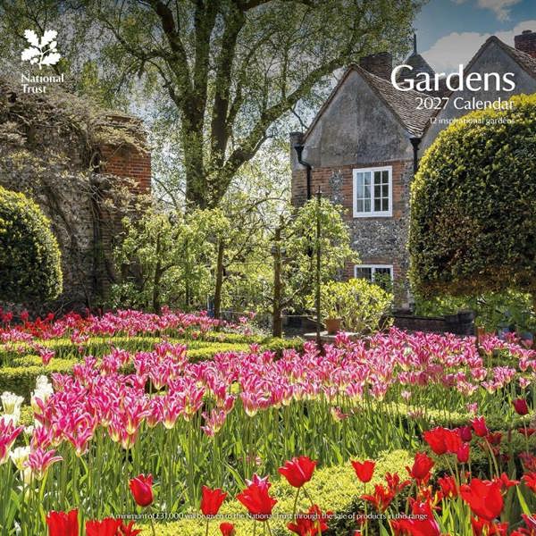 National Trust, Gardens Calendar 2027, Wall Calendars, Month To View, Lifestyle, Gift