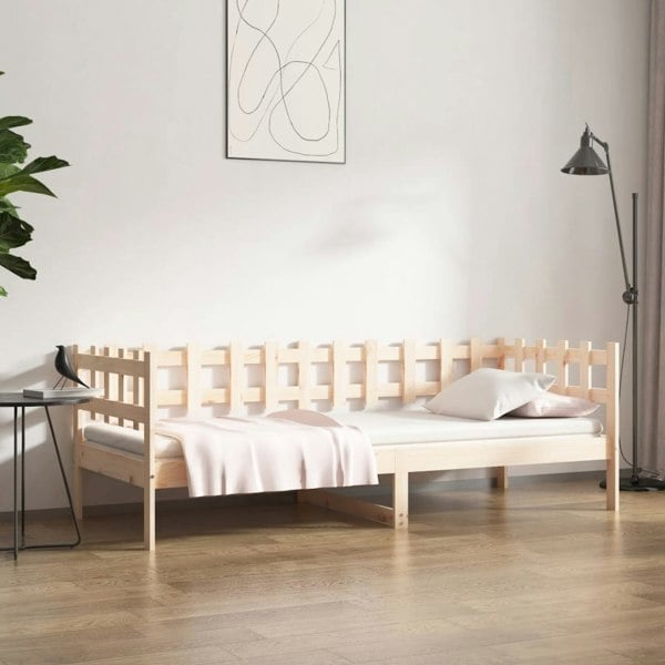 Berkfield Day Bed 90x190 cm Solid Wood Pine