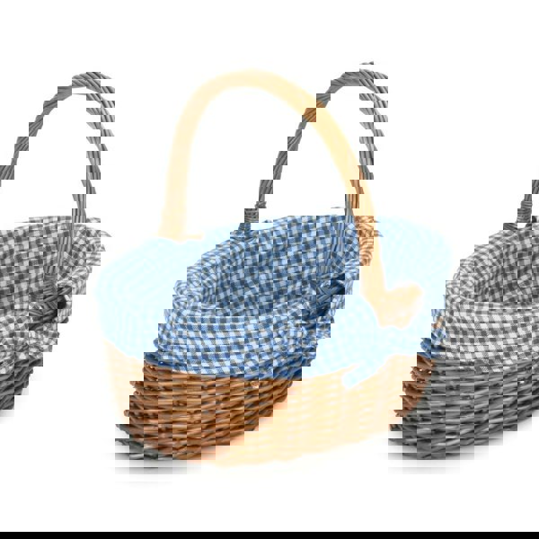 Double Steamed Oval Shopping Basket