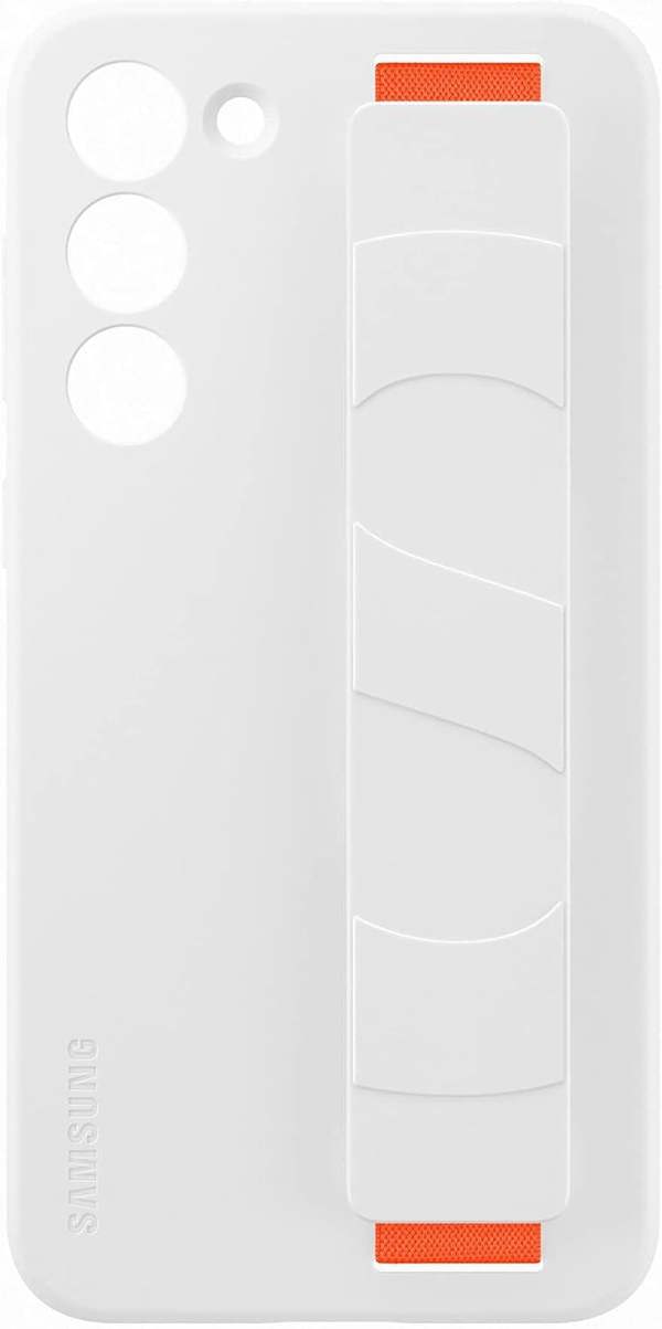 Samsung Galaxy S23 Plus Silicone Grip Case White - EF-GS916TWEGWW