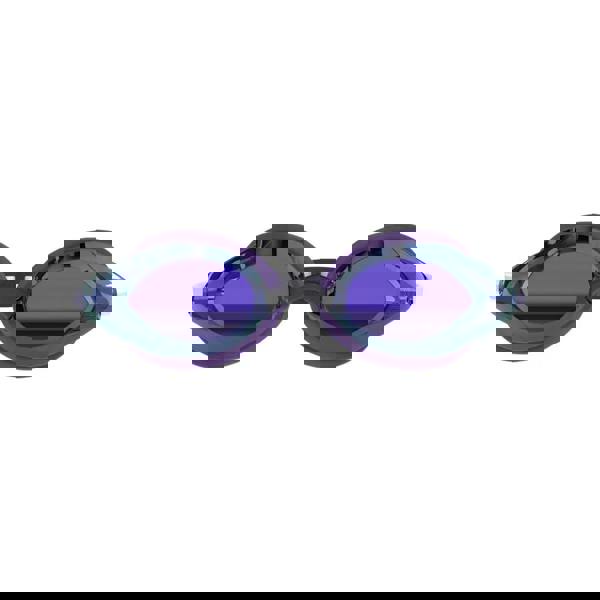 Speedo Vanquisher 3.0 mirrored womens swim goggles in purple black with comfortable gasket