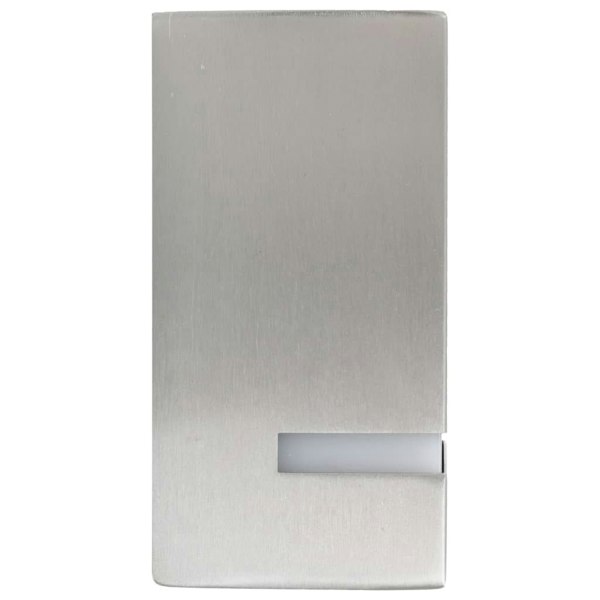 Berkfield Outdoor Wall Lights 2 pcs 35 W Silver Rectangular
