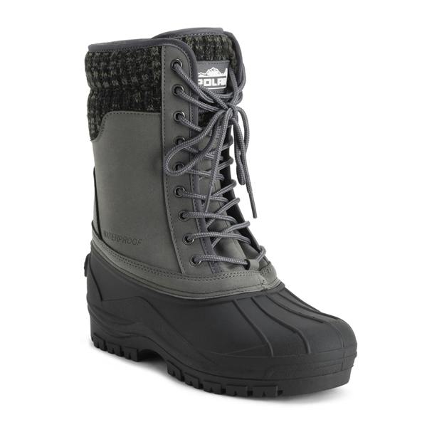 VIVA Polar Women's Cuff Lace Up Waterproof Winter Mid Calf Snow Rain Boots