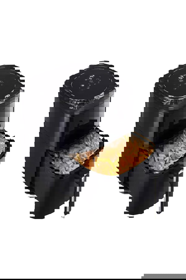 Living and Home 6L Air Fryer Oven Visible Roaster with Smart Touch Display, Adjustable Temp, Timer Function