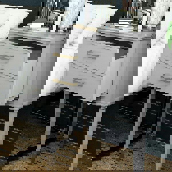 Dorel Home Westerleigh End Table Dove Grey