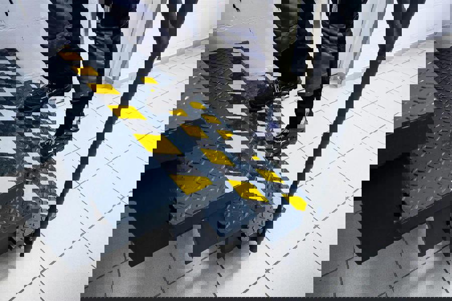 Durable DURALINE GRIP+ Strong Anti Slip Hazard Warning Floor Tape | 50mm x 15m