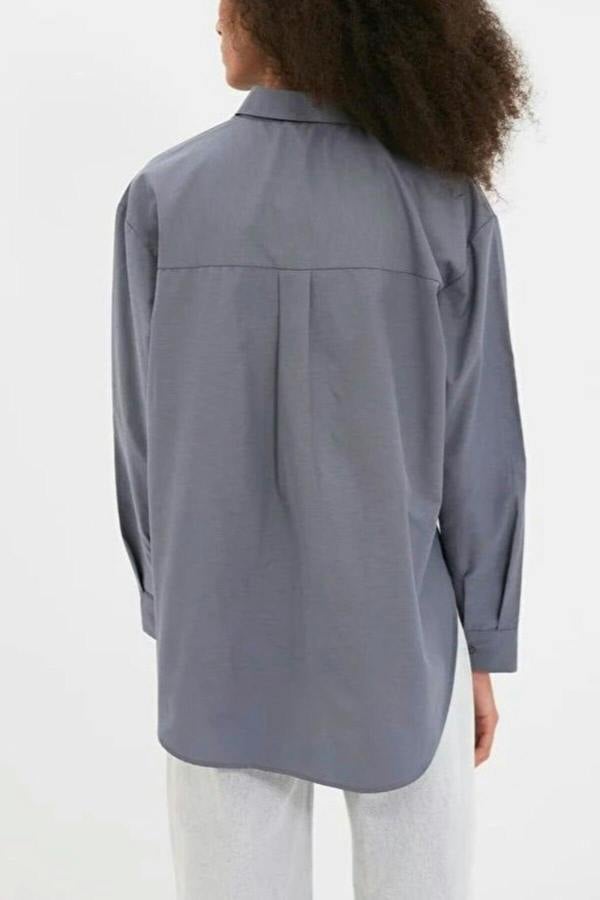 WOVCOR Loose Fit Cotton Woven Shirt