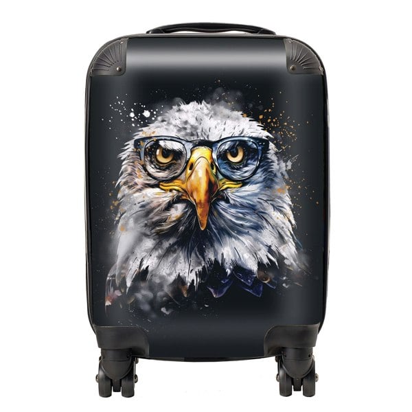 Warren Reed Eagle In Glasses Splashart Suitcase