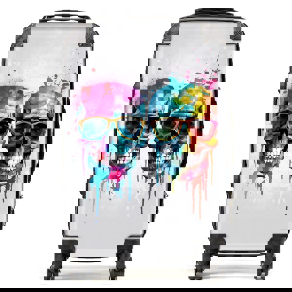 Warren Reed Splashart Happy Skeletons Suitcase
