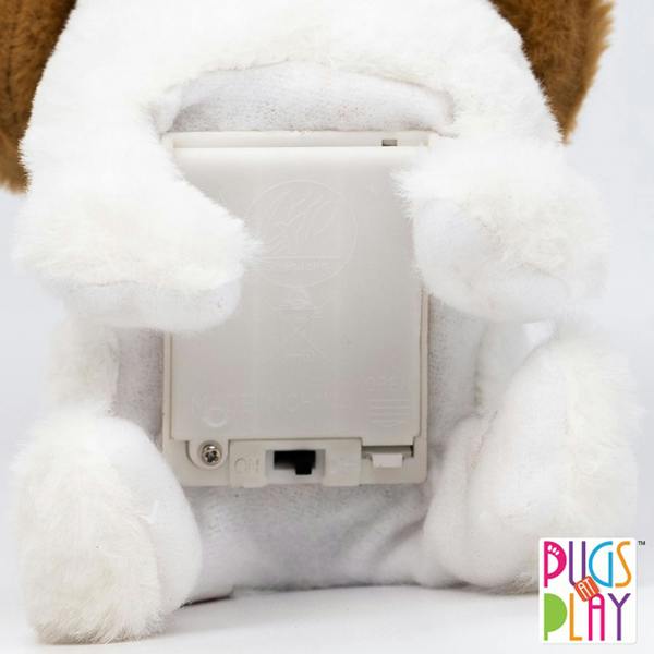 Pugs at Play Lola Flipping Dog Interactive Plush Toy