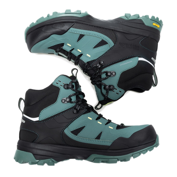 Regatta Womens Regen Walking Boots - Spruce Green/Canary Yellow