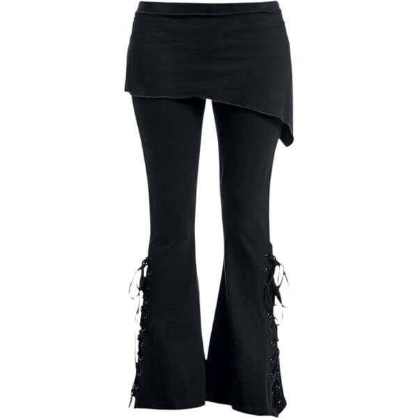 Spiral - 2in1 Boot-Cut Leggings with Micro Slant Skirt
