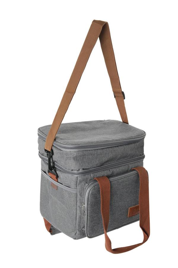 Living and Home 2-Layer Leakproof Insulated Lunch Tote Bag Adjustable Shoulder Strap