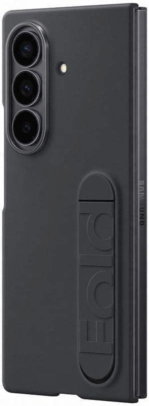Samsung Galaxy Z Fold 7 8.0" Silicone Grip Case with Stand Black - EF-MF966CBEGWW