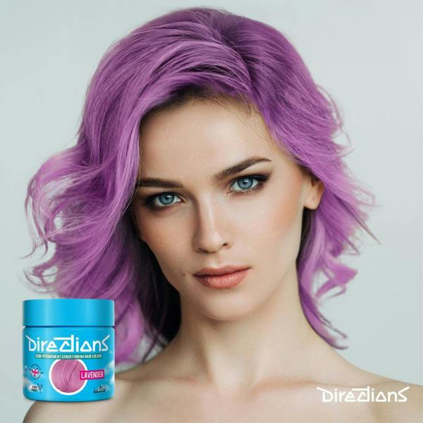 Directions 2 x La Riche Directions Semi-Permanent Hair Color 100ml Tubs - Lavender