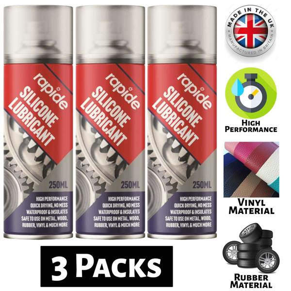 Rapide 3X Rapide Silicone Lubricant 250ml