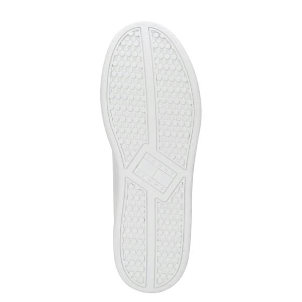 Tommy Jeans Mens Archive 98 Leather Trainers - White/Navy - 