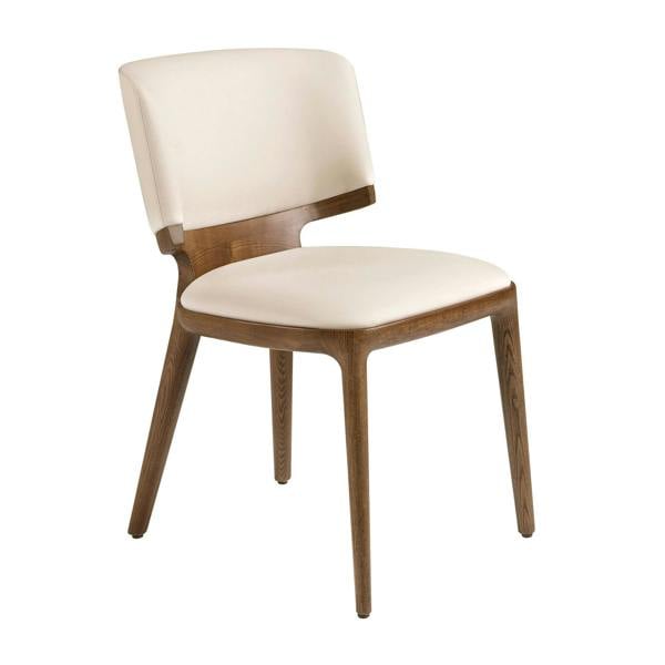 Angel Cerdá Cream leatherette chair 4206