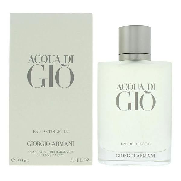 Giorgio Armani Acqua Di Gio Eau de Toilette 100ml Refillable Spray For Him