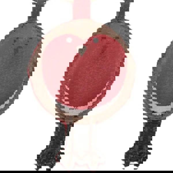 Mala Leather Bobbie Robin Bird Leather Keyring