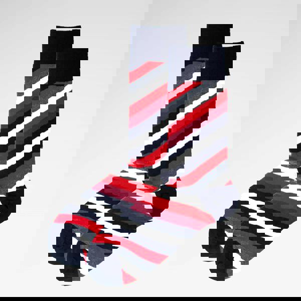 Jemsox Varsity Stripe Mens Organic Cotton Socks