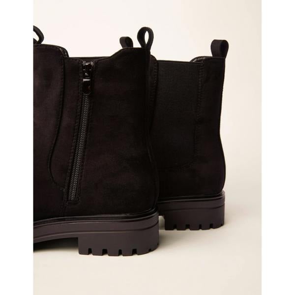 Blue Vanilla Chunky Suede Chelsea Boots