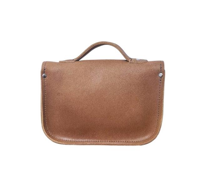 Zatchels Leather Midi Satchel - Tannery Tan