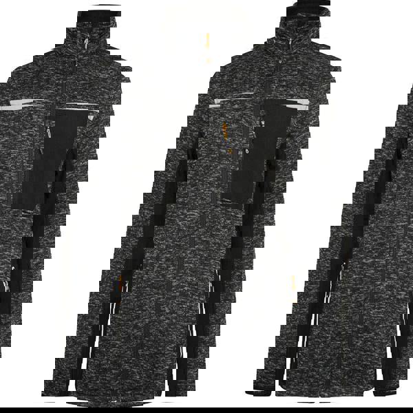 JCB Essington II Mens Full Zip Work Warm Knitted Jumper