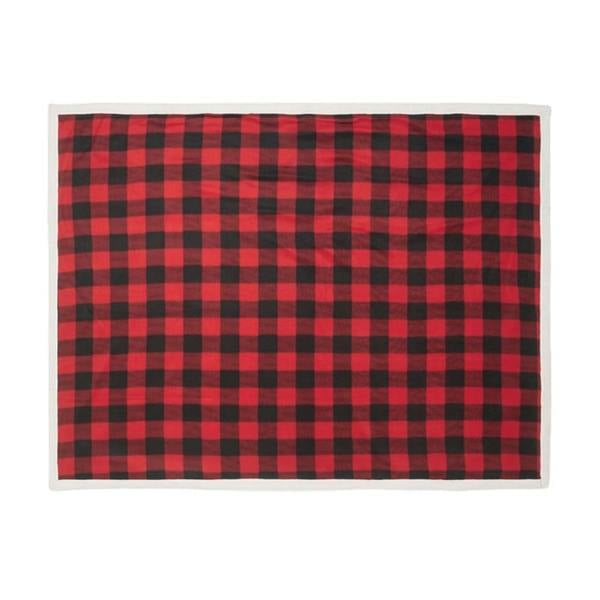 MidOcean Shermatt RPET Checked Picnic Blanket - Red - 