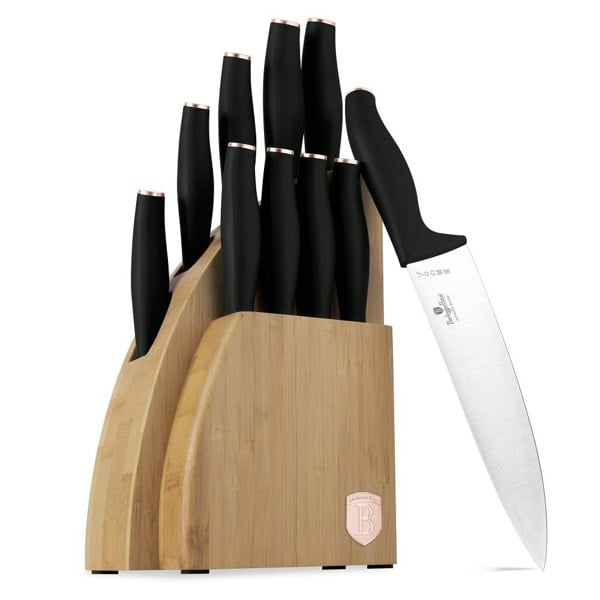 10 pcs knife set with BAMBOO stand Berlinger Haus BH2760