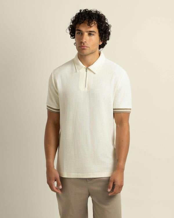 Larsson & Co Odin - Textured Polo Shirt