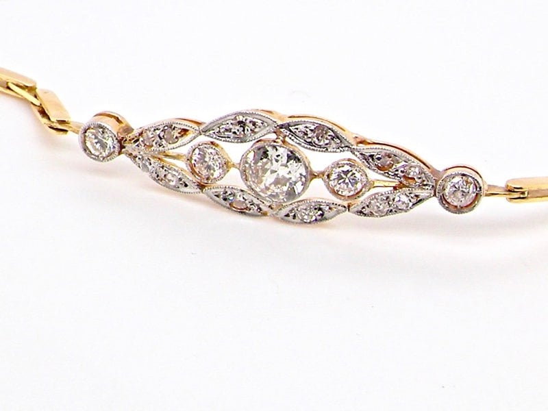 Vintage Tom An Edwardian diamond bracelet