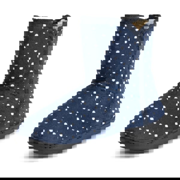 VIVA Polar Women's Memory Foam Faux Fur Rubber Sole Cosy Slippers