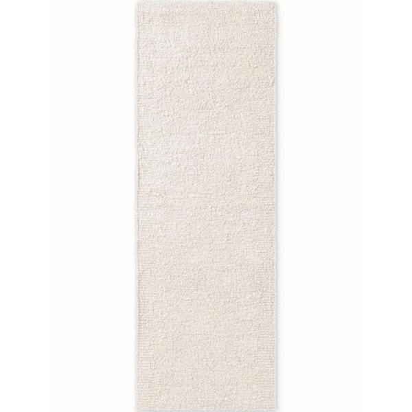 Beige rug on a white background