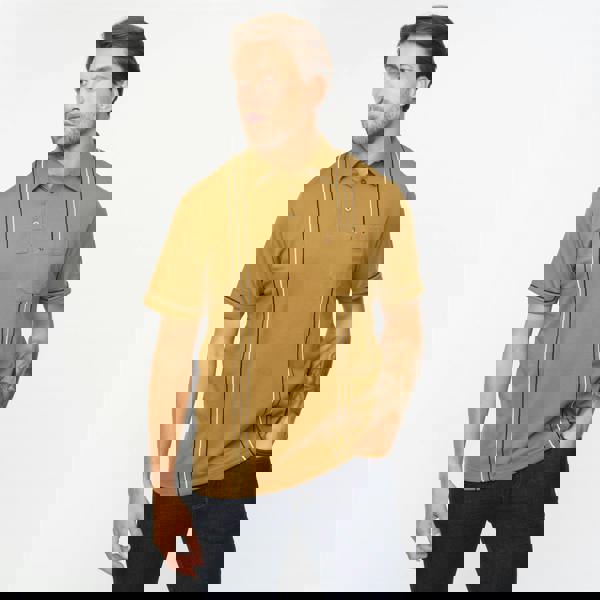 Gabicci G55X01 Short Sleeve Jersey Shirt Gabicci Classic NUTMEG