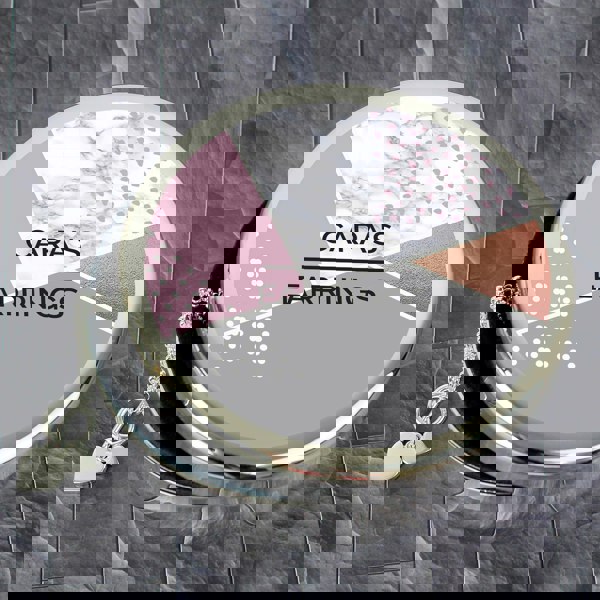 Personalised Memento Company Personalised Geometric Round Trinket Box