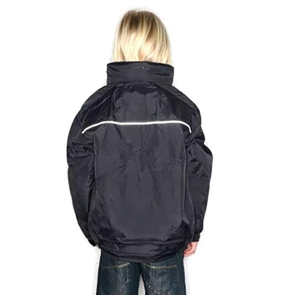 Regatta Kids/Childrens Waterproof Windproof Dover Jacket - Black/Ash