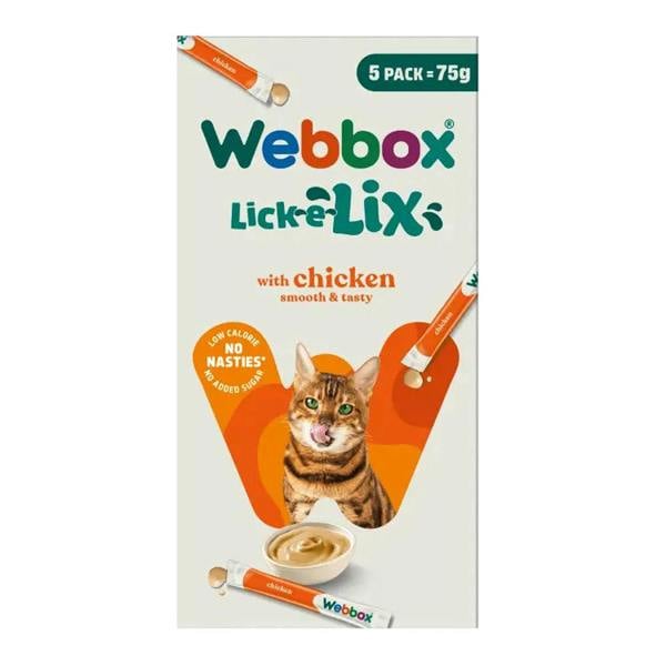 Webbox Lick-e-Lix Chicken Cat Treats
