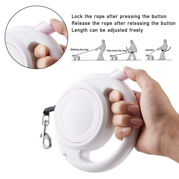 PawTrek Adventure 5M Retractable Dog Leash Living and Home