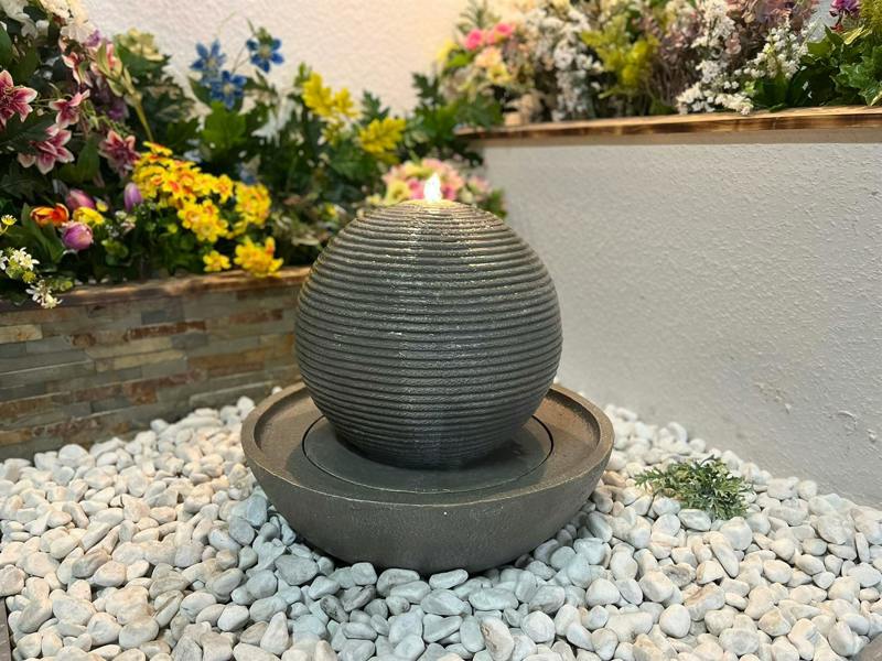 Tranquillity Water Features Radiant Sphere Modern Water Feature