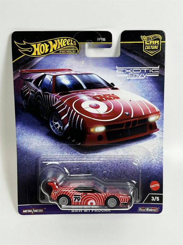 Hot Wheels BMW M1 Procar Hot Wheels Exotic Envy Real Riders 1:64 HKC79