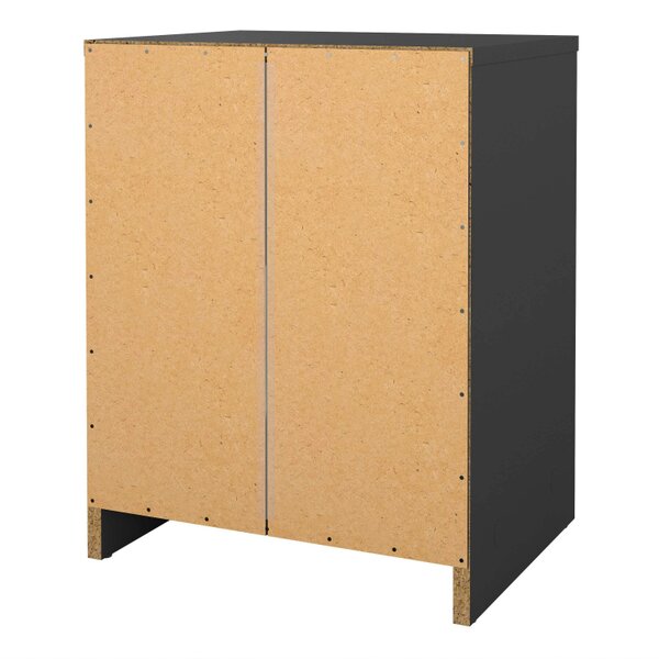 Wyld Haus Kaohsiung Dark Grey Bedside Table 1 Drawer