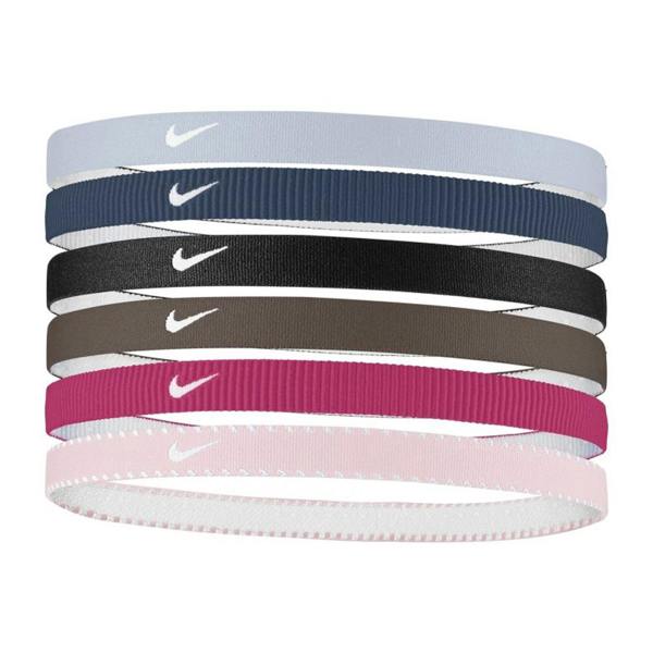 Nike Y Flex Classic Sport Headband (Pack of 6) - Multicoloured - 