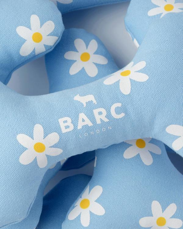 Selection of Daisy Print Dog Toys with Squeaker