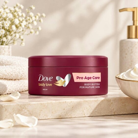 Dove Body Love Pro Age Body Butter Nourishing Moisturiser 250ml 12 Pack