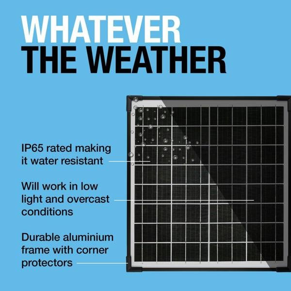 Ring Automotive Osram 20W Solar Panel Battery Maintainer Charger, Car, Motorbike, Jet ski, Golf