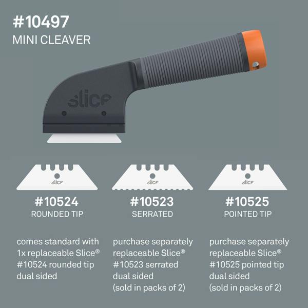 Slice Mini Cleaver Compatible blades - DaltonSafety