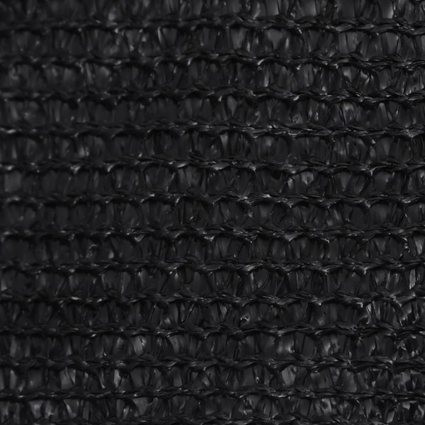 Berkfield Sunshade Sail 160 g/må_ Black 3/4x2 m HDPE
