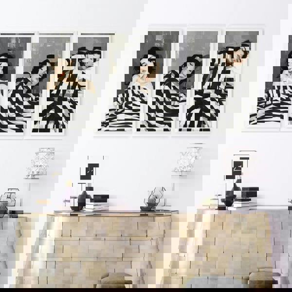 Extra Large Wall Art For Living Room | Set of 3 Boho Women Wall art Prints