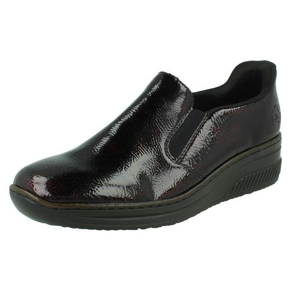 Rieker Ladies Rieker Wedge Sole Casual Shoes 48761